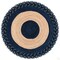 Safavieh Cape Cod Coastal Round Hand Woven RugsNavy & Natural 3 x 3 ft. CAP701N-3R - alternate 1
